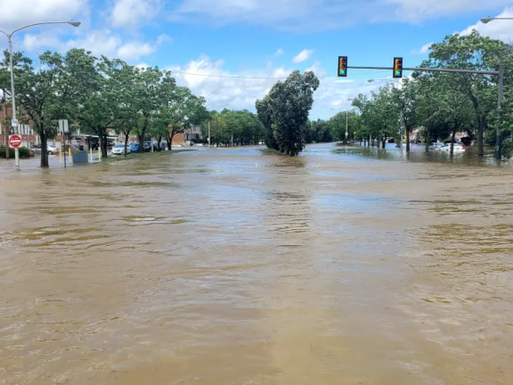 Eastwick neighborhood flooding