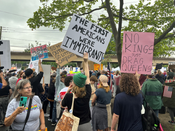 No Kings protest