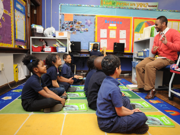teacher and students