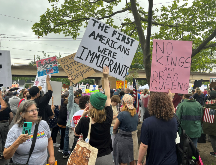 No Kings protest